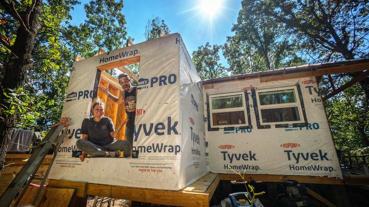 Epic Hike / Tiny House Build / Off Grid Shower! Living a Debt Free Life