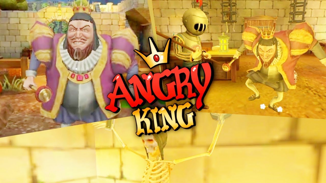 Angry King Chase Music + Jumpscare + Game Over Scene | Angry King