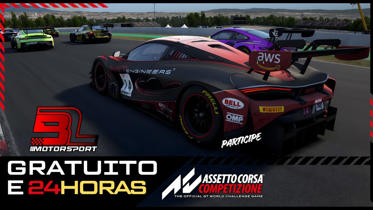 🏁 Campo de Treino ACC  🚥 100% Supervisionado e Gratuito!  ⏱ BARCELONA #simracing #simulador