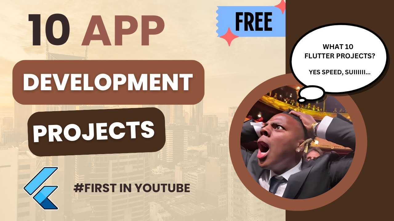 🔥📱 10 Flutter Firebase REAL Projects | App Development Full Course - 2025