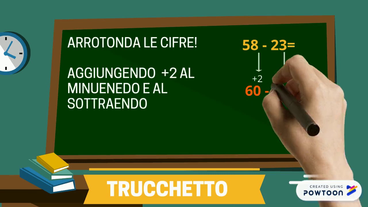 CALCOLO A MENTE: SOTTRAZIONE