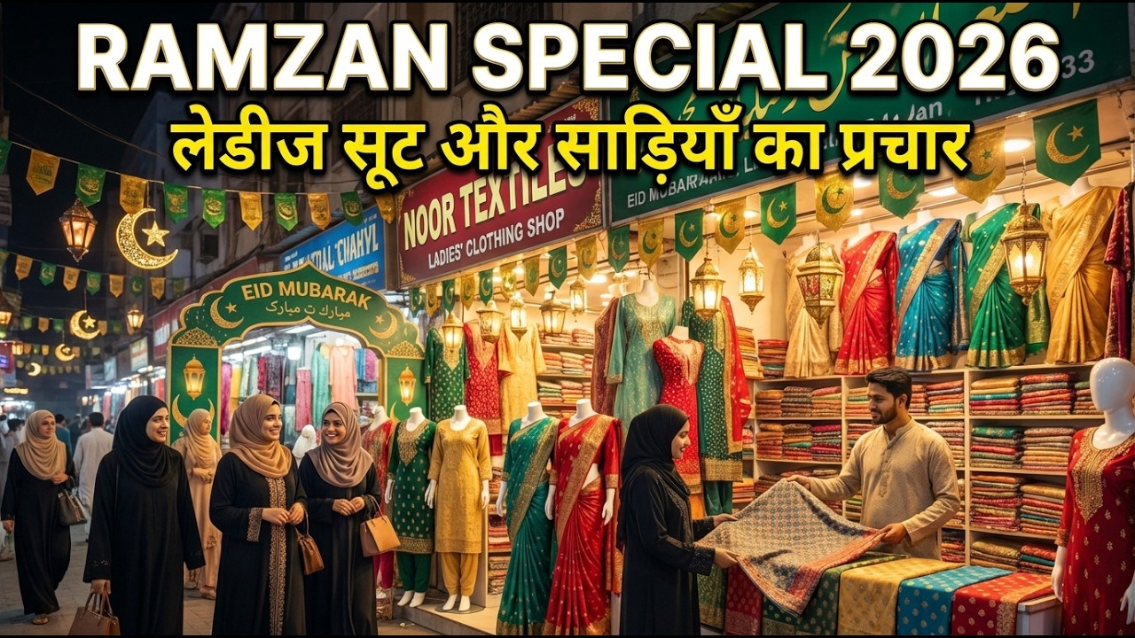 Ramzan Special Ladies Suit & Saree Song ! Eid Collection 2026 ! लेडीज सूट और साड़ियां प्रचार सॉन्ग