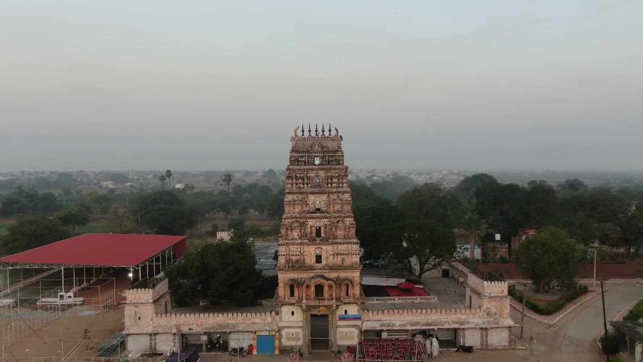 Drone Footage of Hindu Temple 4K | NO COPYRIGHT