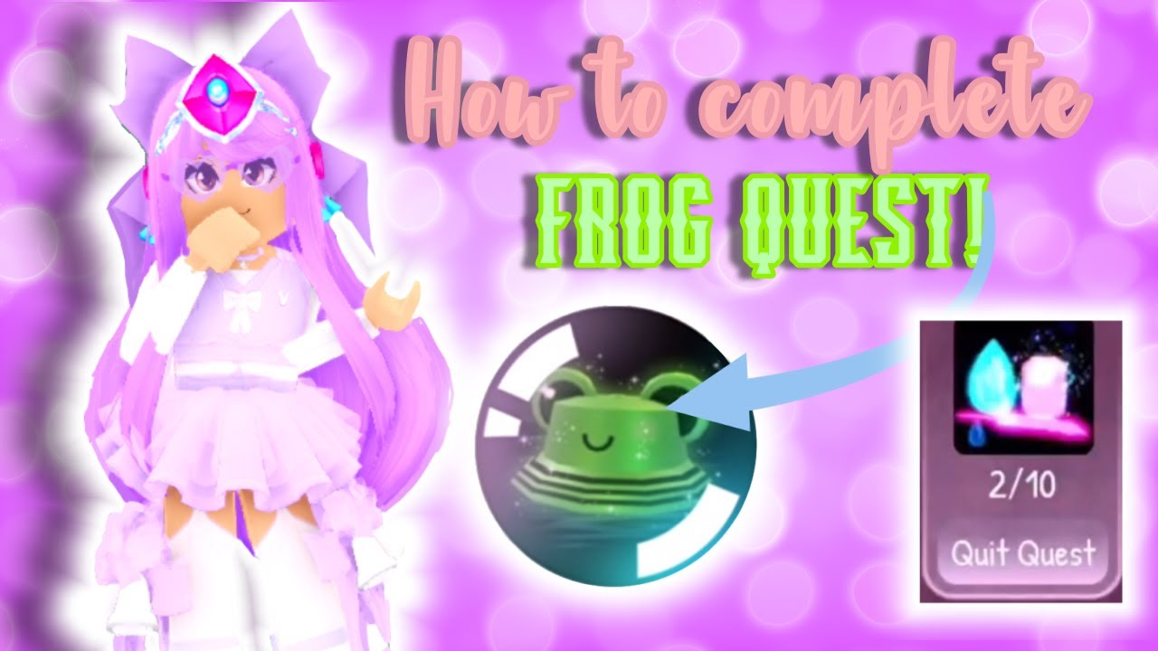 HOW TO COMPLETE THE FROG QUEST || Royale High Diamond Beach Quest Tutorial