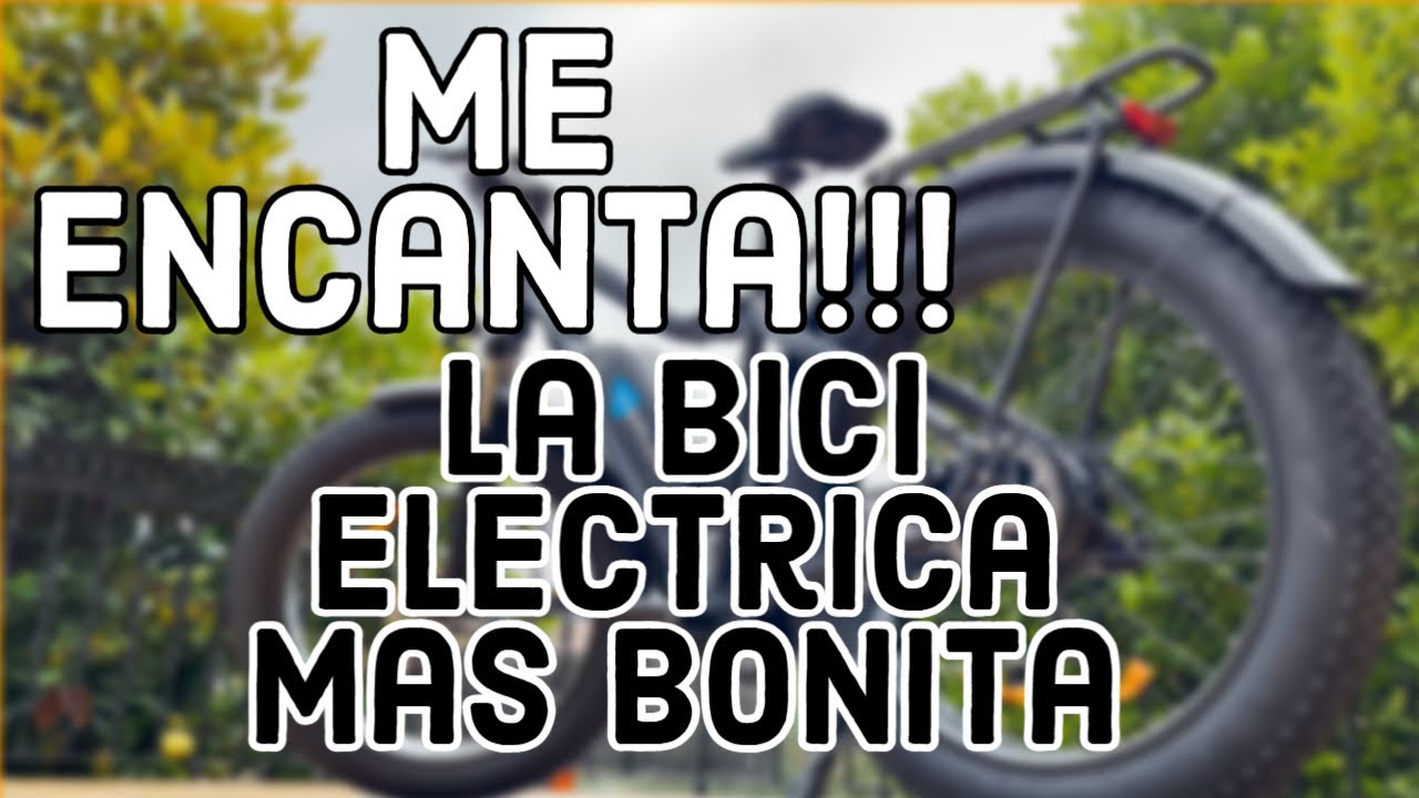 😍La Bici Electrica MAS BONITA que he tenido Nunca | Deruiz Lava Fat Ebike