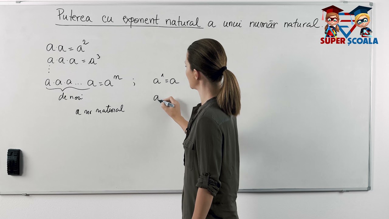 Clasa a V-a - Puterea cu exponent natural a unui număr natural