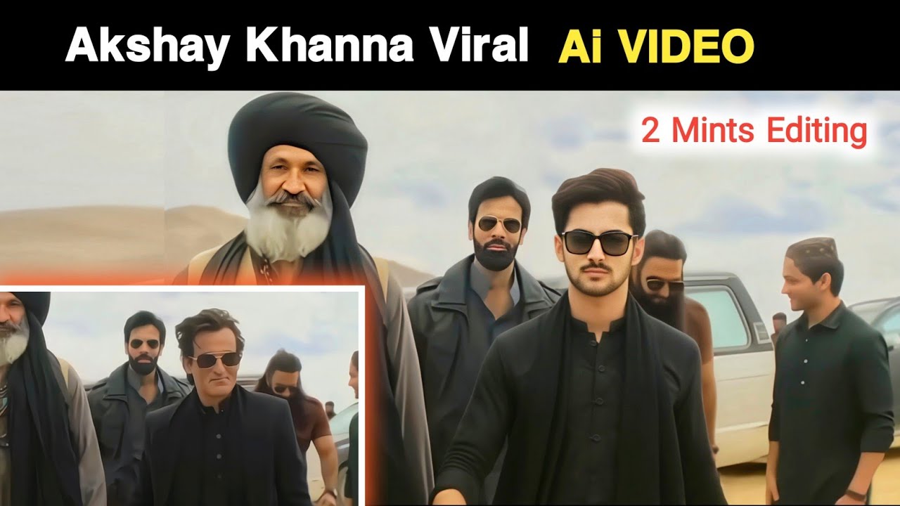 How to make dharundhar movie Ai video | Instagram viral AI trending editing| Akshay Khana AI Edits