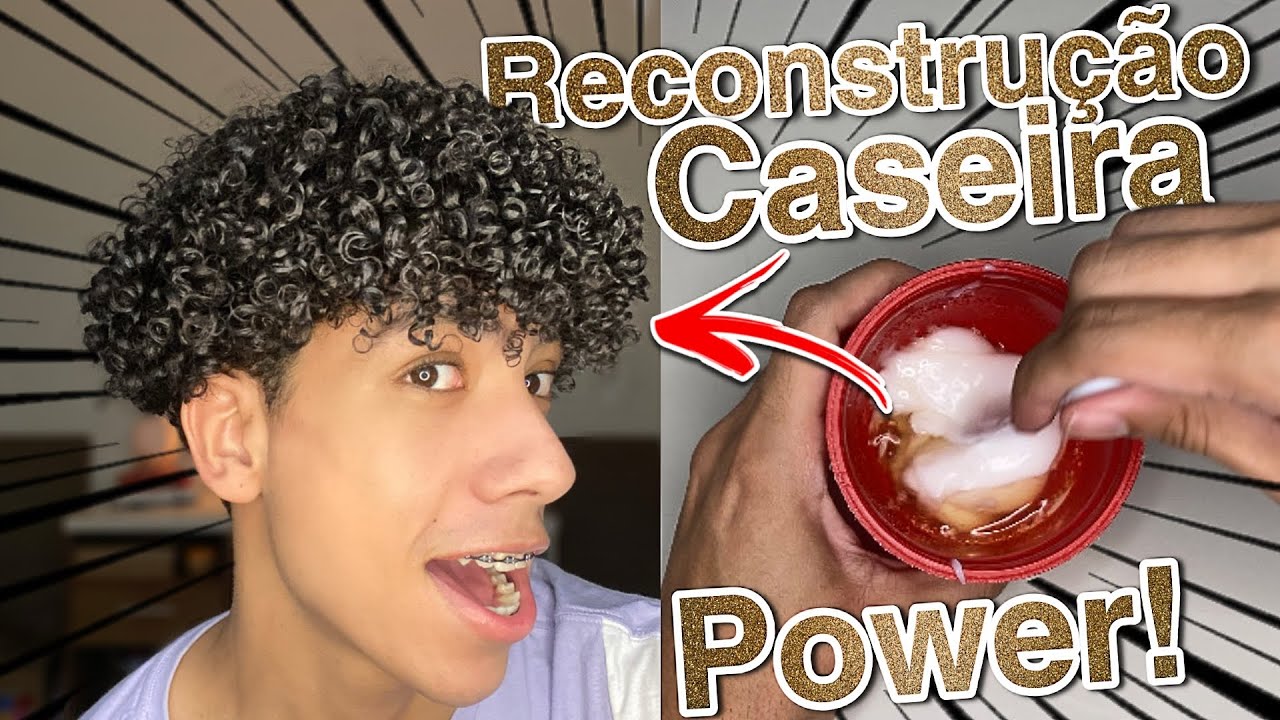 RECEITA CASEIRA DE RECONSTRUÇÃO CAPILAR