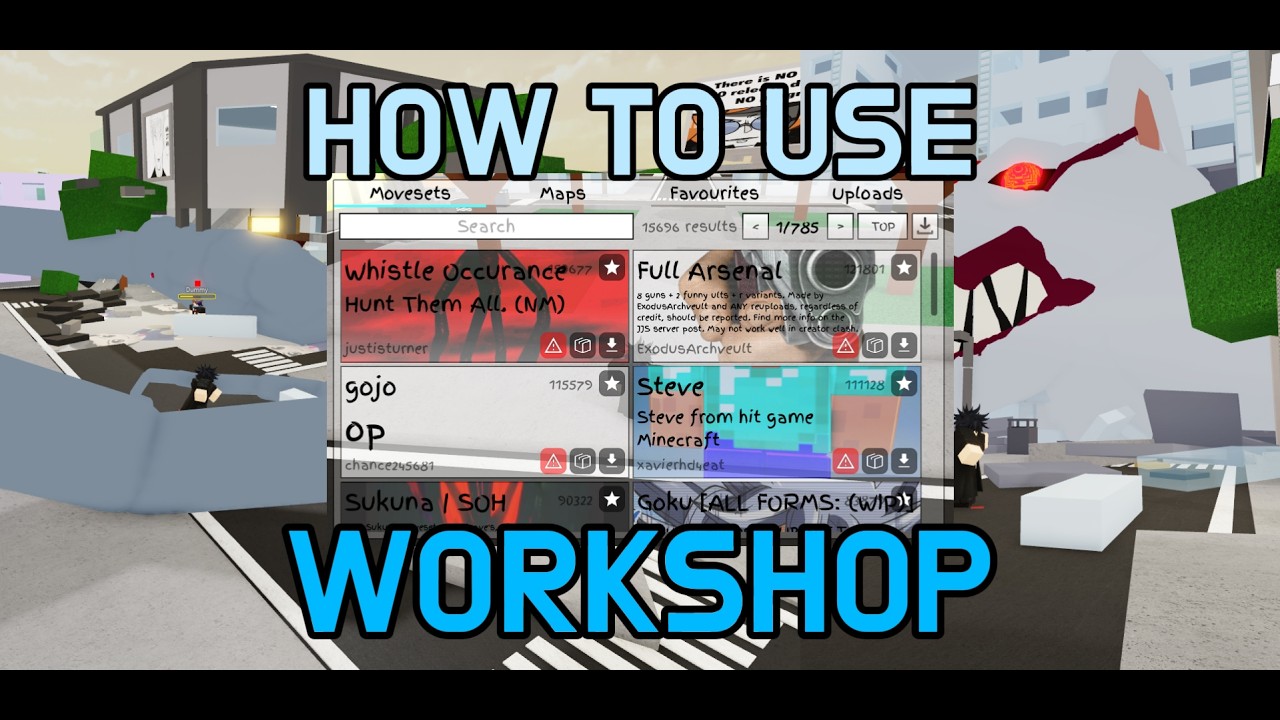 How to use Workshop [JJS Workshop Tutorial]