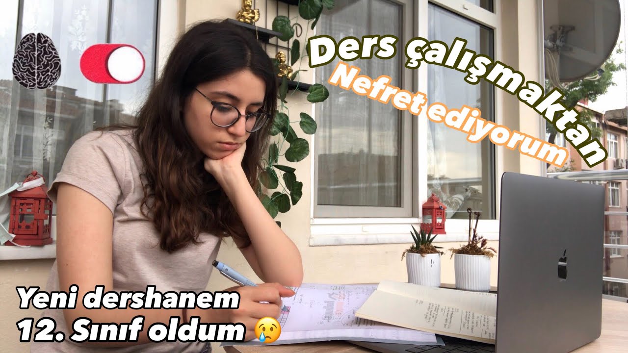 11. Sınıf bitti 12 oluyorum 🤦🏻‍♀️| yeni dershanem, ders çalışma günlüğüm 📚