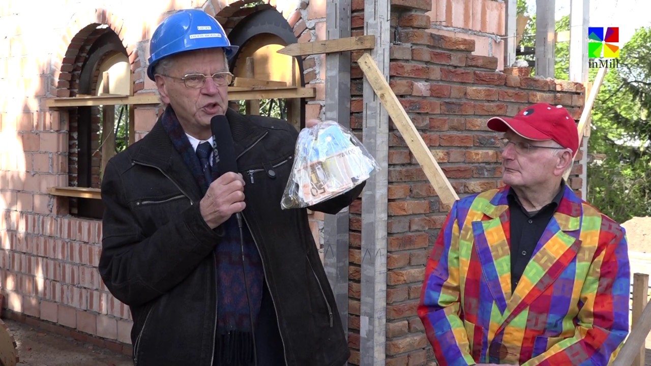 Eerste steen gelegd bij Mariakapel Acaciahof - Opbrengst boekje Pietje de Grondwerker