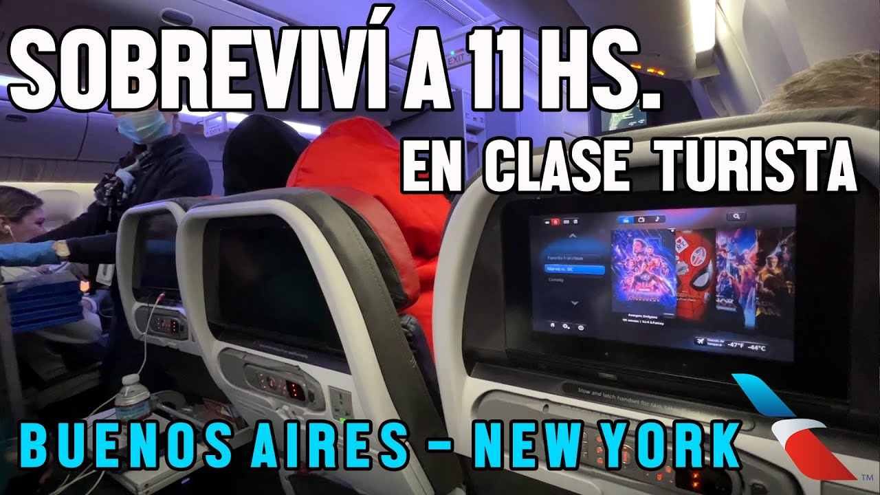 AMERICAN AIRLINES DE BUENOS AIRES A NEW YORK EN CLASE TURISTA | BOEING 777-200