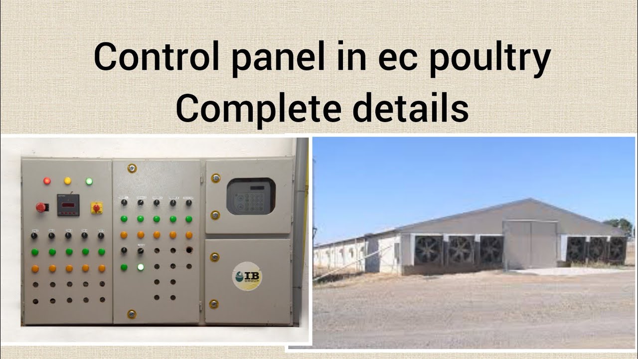 Control panel in ec poultry farm.. complete information 😄