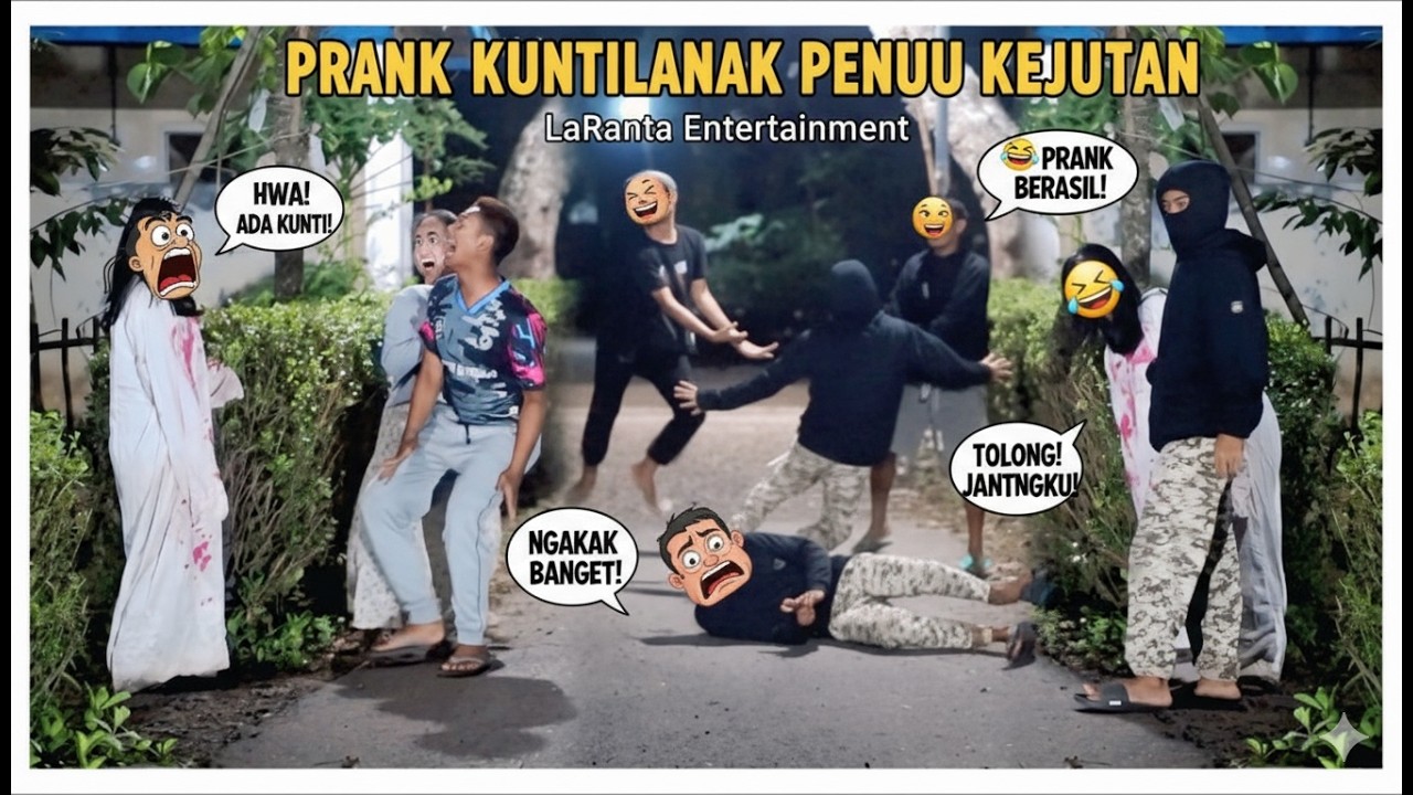 Prank Kuntilanak Penuh Kejutan || Prank Kuntilanak paling Viral
