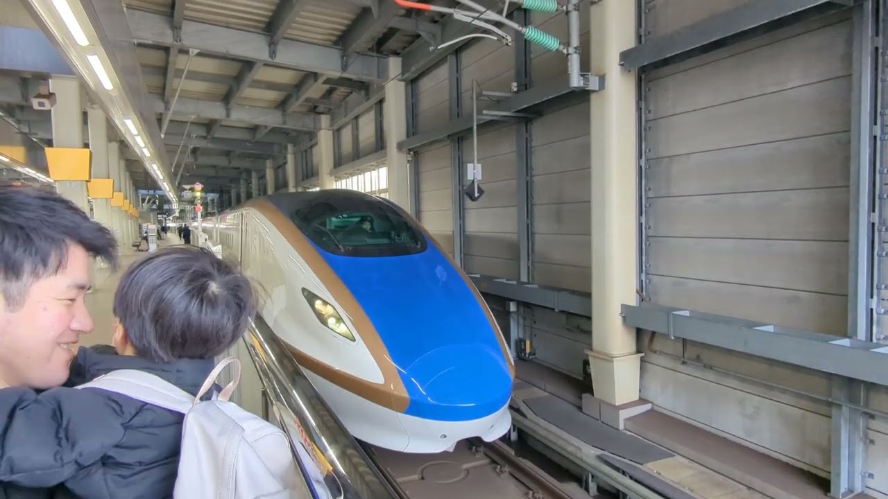 2026年3月20日北陸新幹線金沢(駅)11番のりば8528Eかがやき528号(長野·)東京行き停車中→発車 E7系F15編成運行(8523Eかがやき523号→)8528Eかがやき528号東京行き