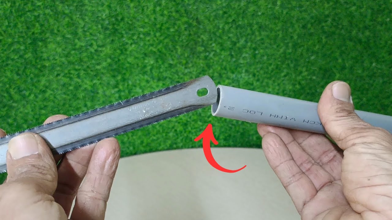 Don't Throw Away Your PVC Pipes ! How To Make A Hacksaw From PVC.