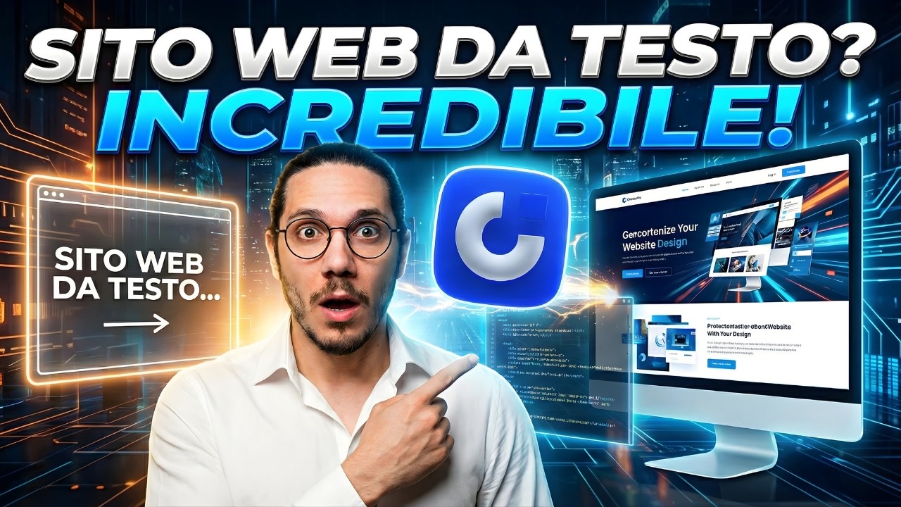 Come creare un SITO PROFESSIONALE con l’AI in pochi minuti (2026)