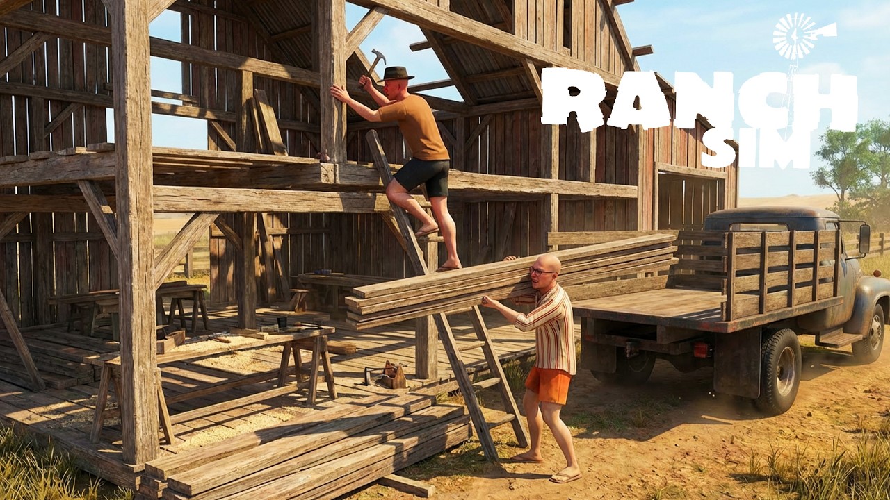 CE CONSTRUIESTE DADU AICI? Ranch Simulator Multiplayer