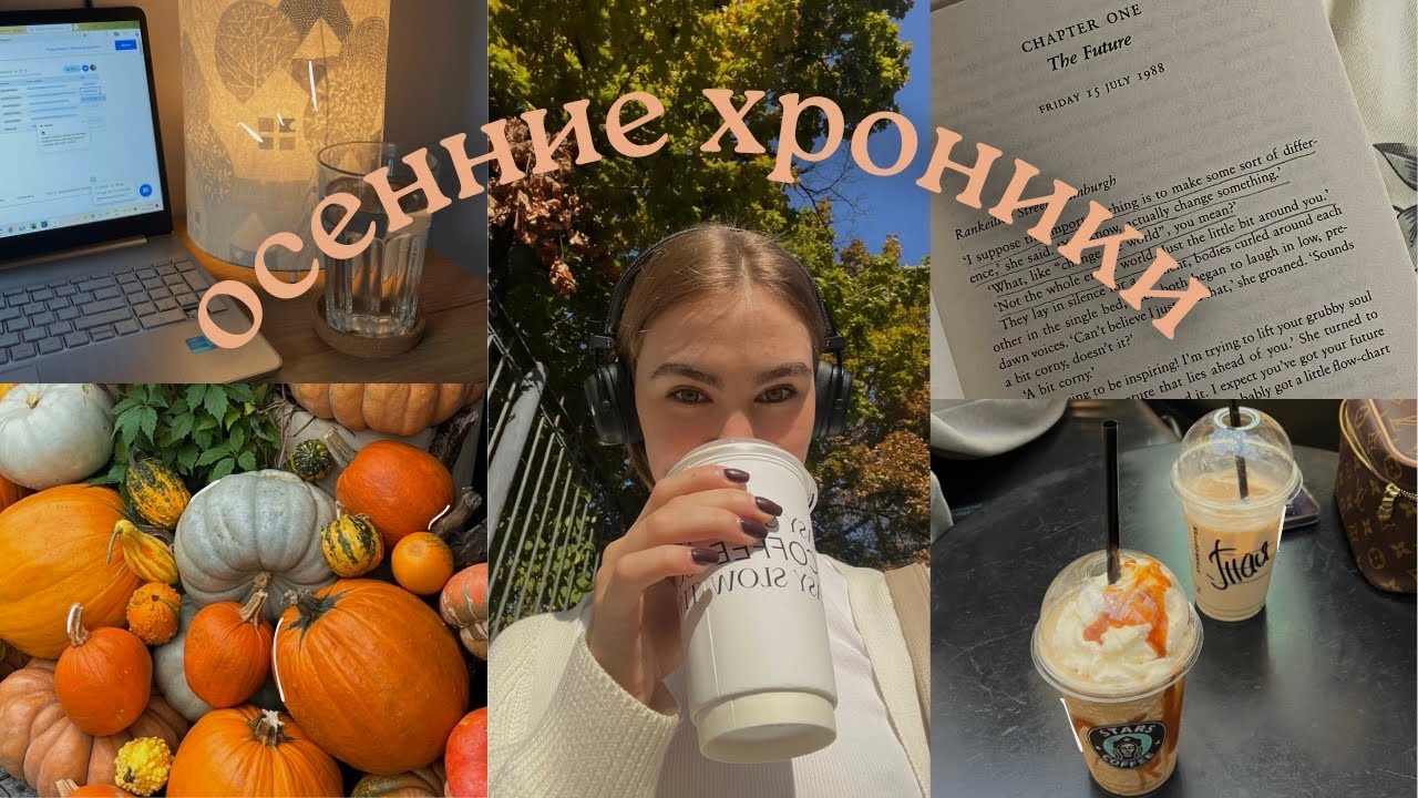 осенние хроники — книжные магазины, кофе, учеба и теплые образы 🍂🥮