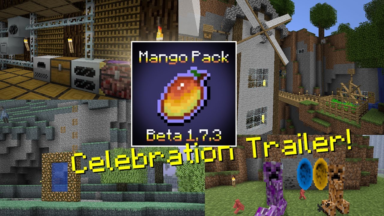 Minecraft “Mango Pack” (Beta 1.7.3) – Celebration Trailer!