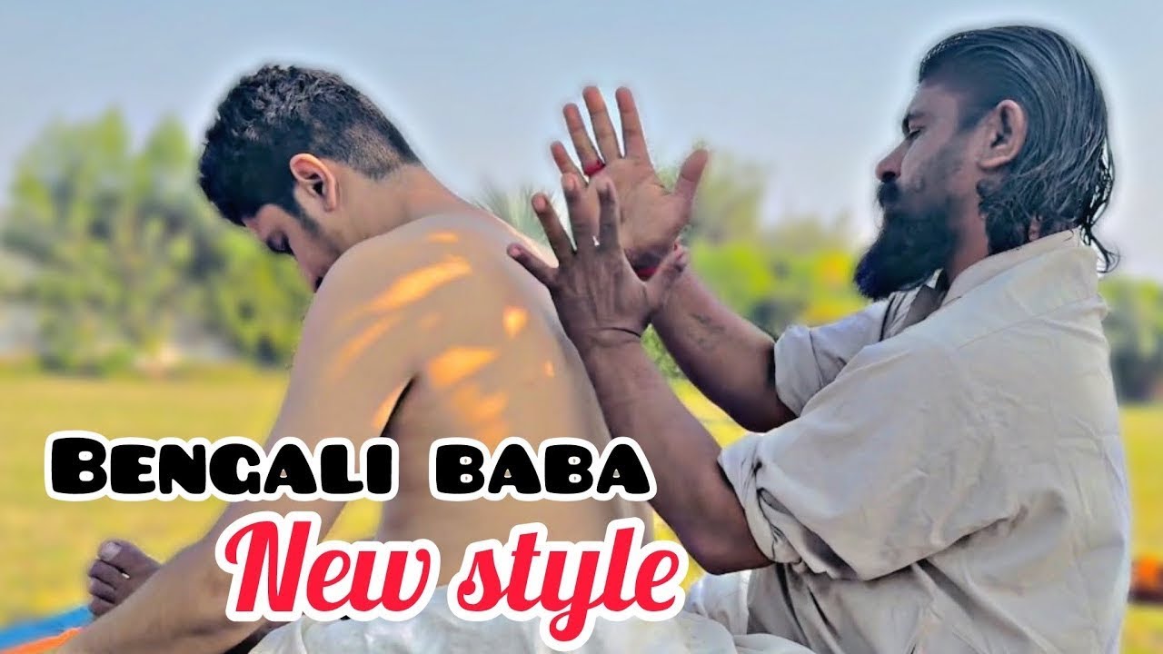 POWERFUL HEAD & BACK MASSAGE BY BENGALI BABA | RELAXING ASMR MASSAGE+ CRACKING #asmr #relax #bengali