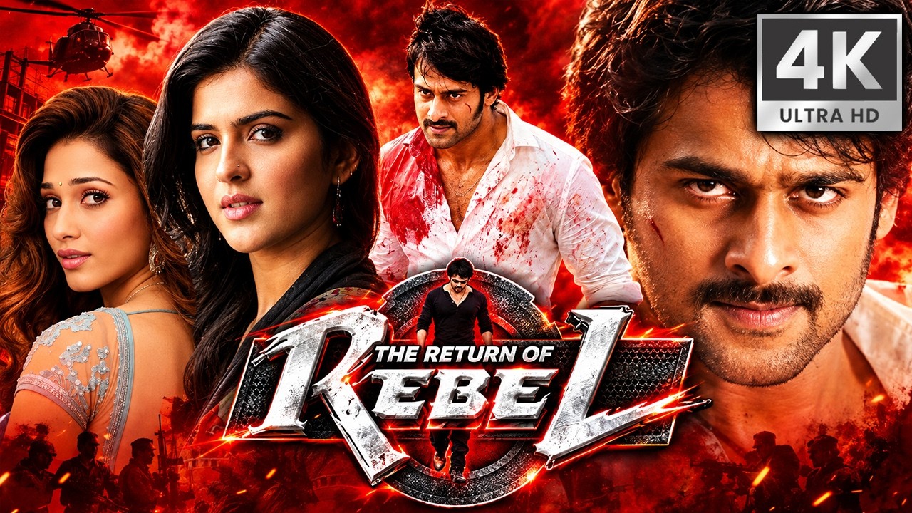 The Return of Rebel (4K)- प्रभास ब्लॉकबस्टर एक्शन कॉमेडी हिंदी डब्ड फुल मूवी | तमन्ना भाटिया, दीक्षा