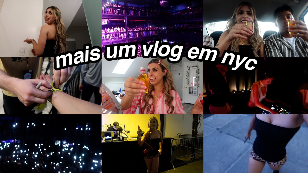 VLOG em NEW YORK com o Gio (indo na turnê que ele tá trabalhando)