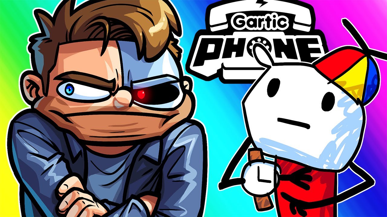 Gartic Phone Funny Moments - Terroriser Was Late, So We Tortured Him!