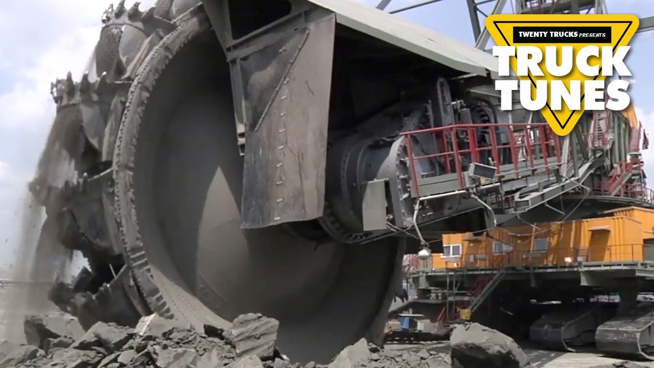 Bucket Wheel Excavator for Children | Truck Tunes for Kids | Twenty Trucks Channel