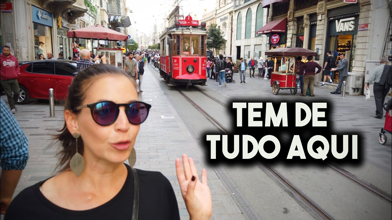 ESSA É A RUA MAIS AGITADA DE ISTAMBUL: ISTIKLAL 🇹🇷