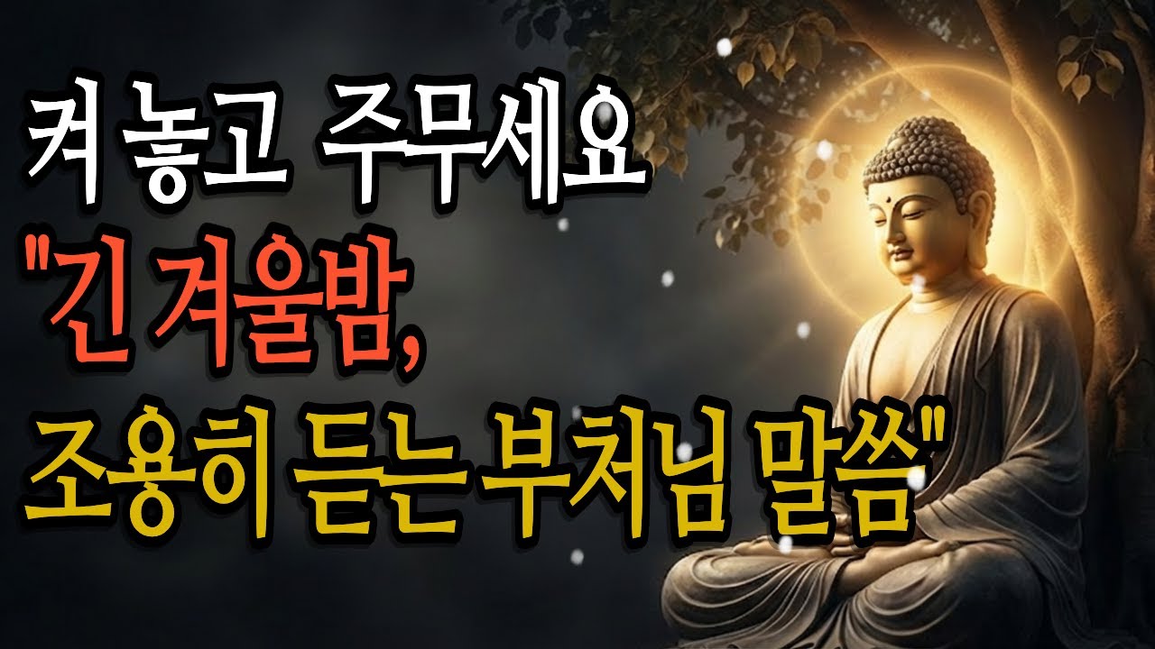 잠들기 전, 마음이 가라앉는 부처님 말씀 |부처님말씀 |수면불경 |명상 |불교설화