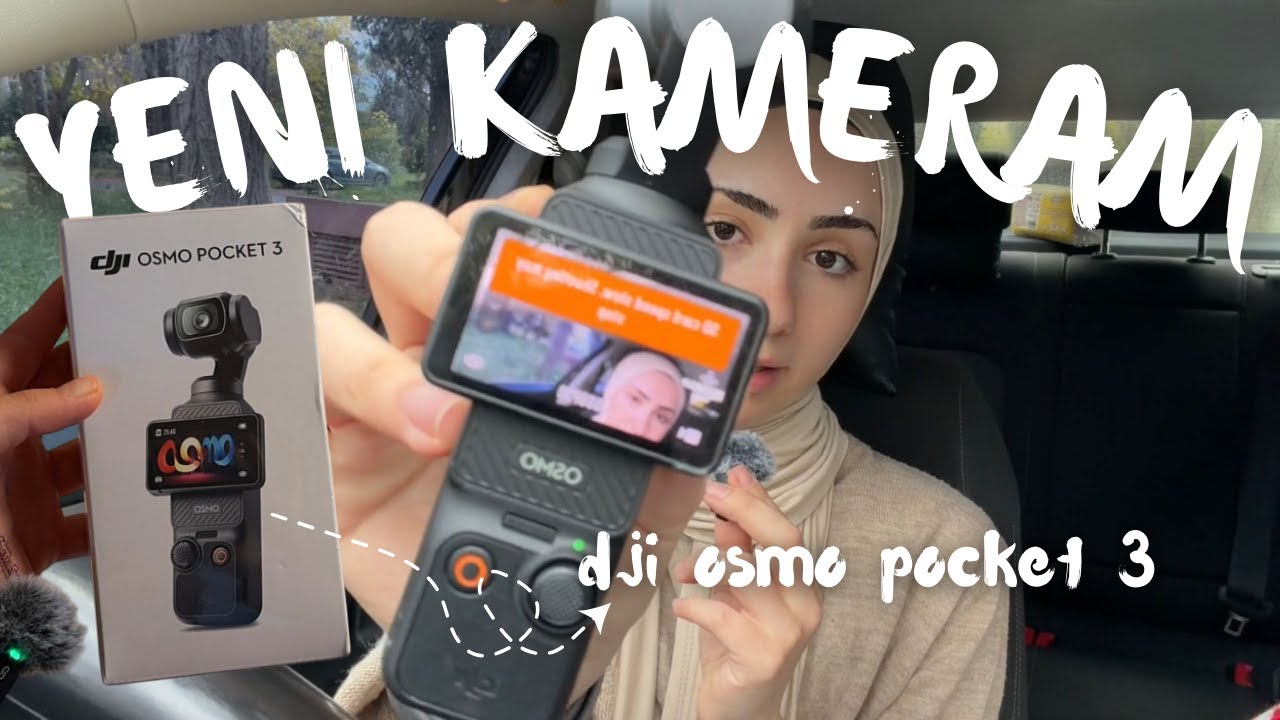 YENİ KAMERAM: dji osmo pocket 3 | iphone 17 ile karşılaştırma