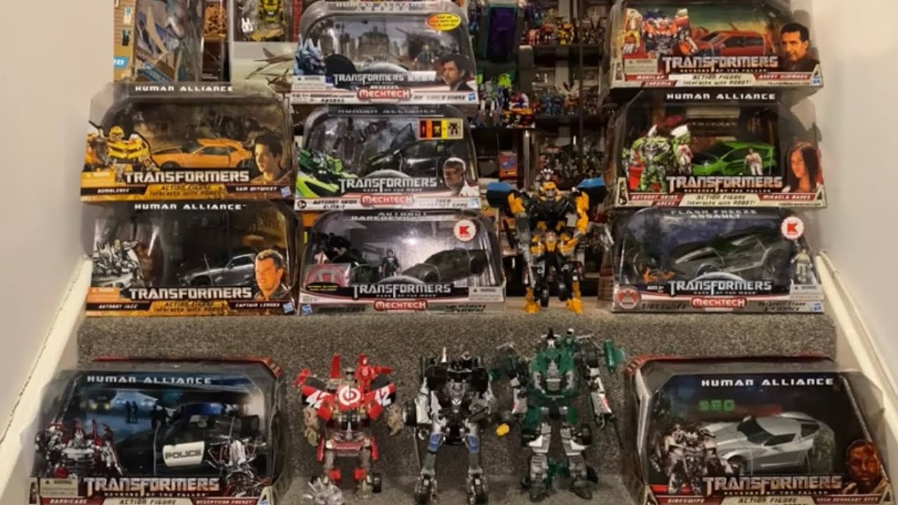 Transformers human alliance collection. Revenge of the fallen, dark of the moon ROTF dotm & Jazz