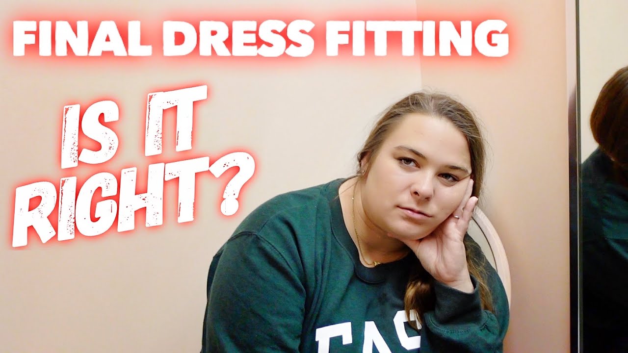HER FINAL DRESS FITTING (Is It RIGHT???) | Family 5 Vlogs