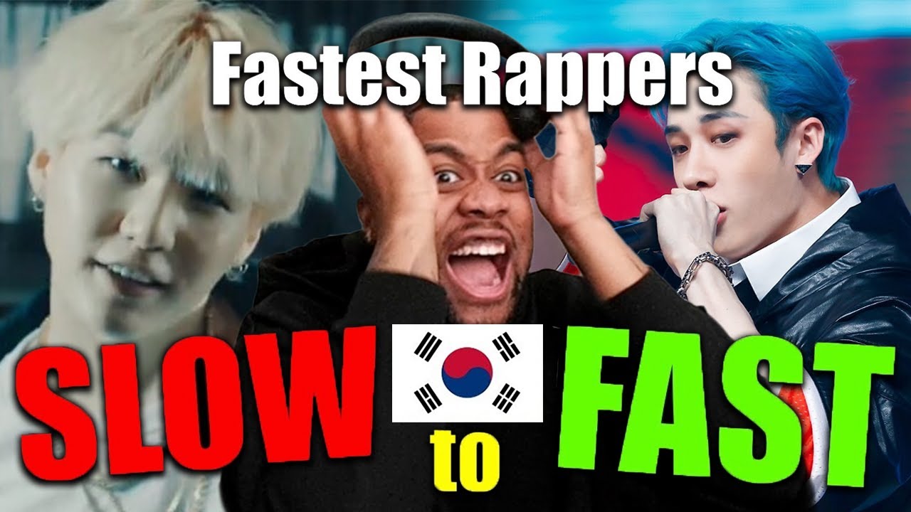 EVERY KPOP RAPPER'S FASTEST RAP!