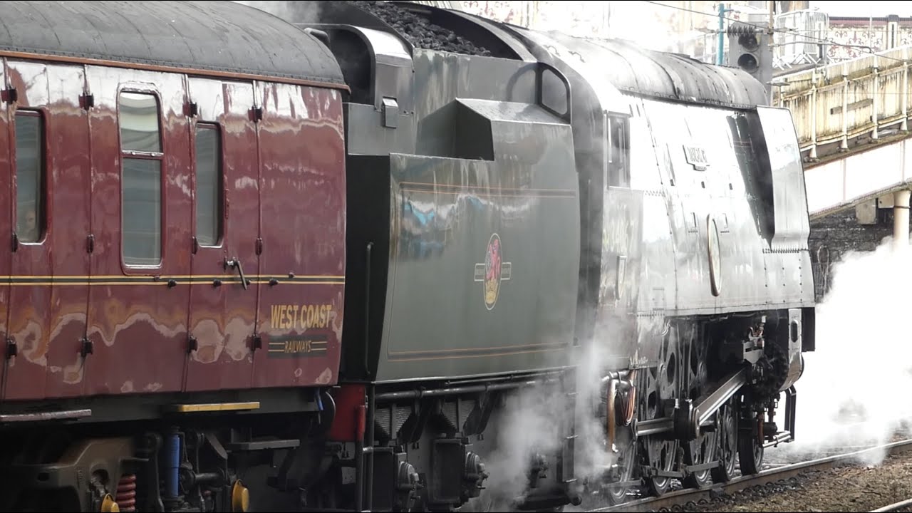 The Late Running Winter Cumbrian Mountain Express at Carlisle 10 02 24