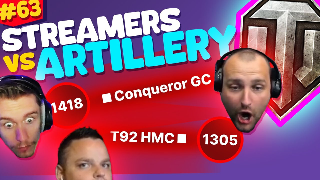 #63 Streamers vs Artillery | World of Tanks Funny Moments