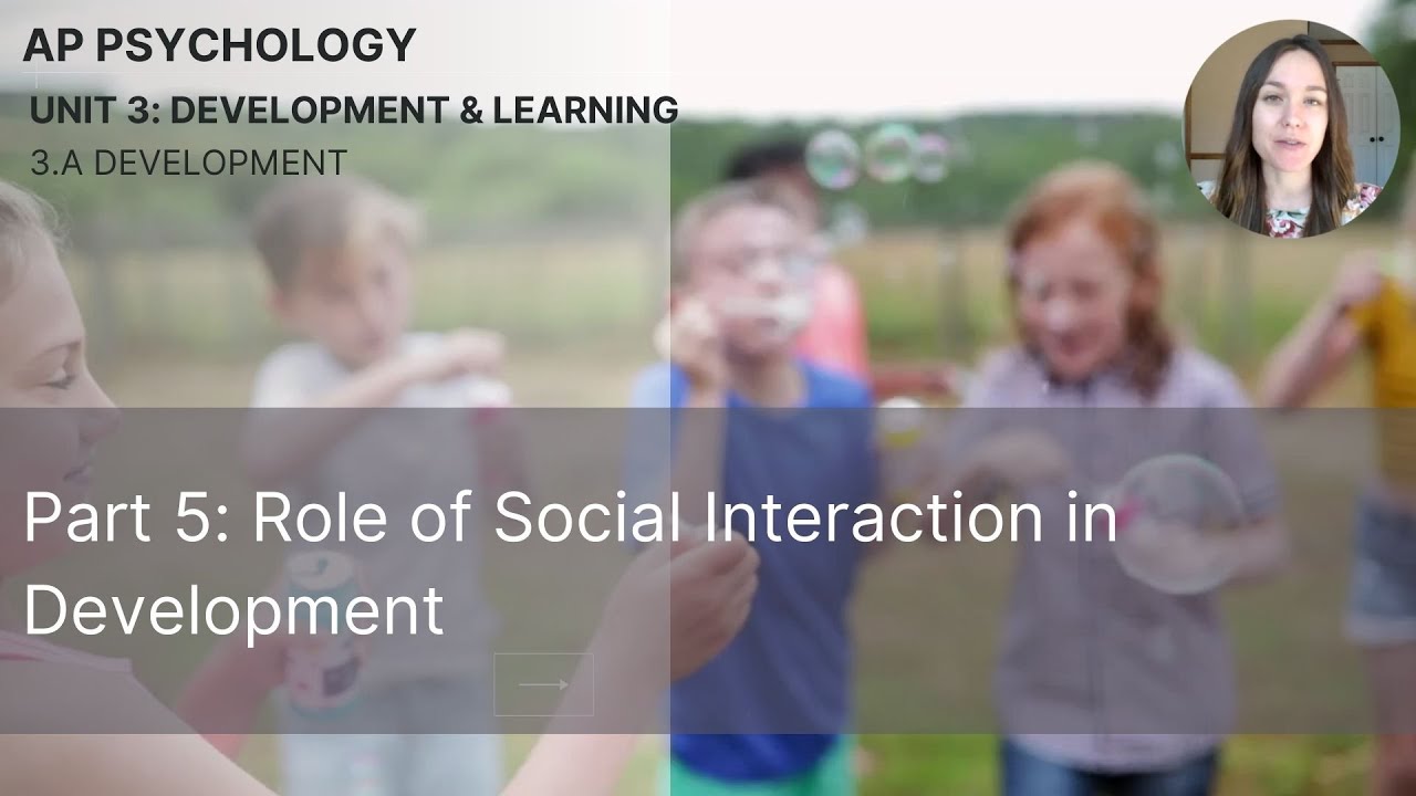 Unit 3A Part 5 Role of Social Interaction in Development