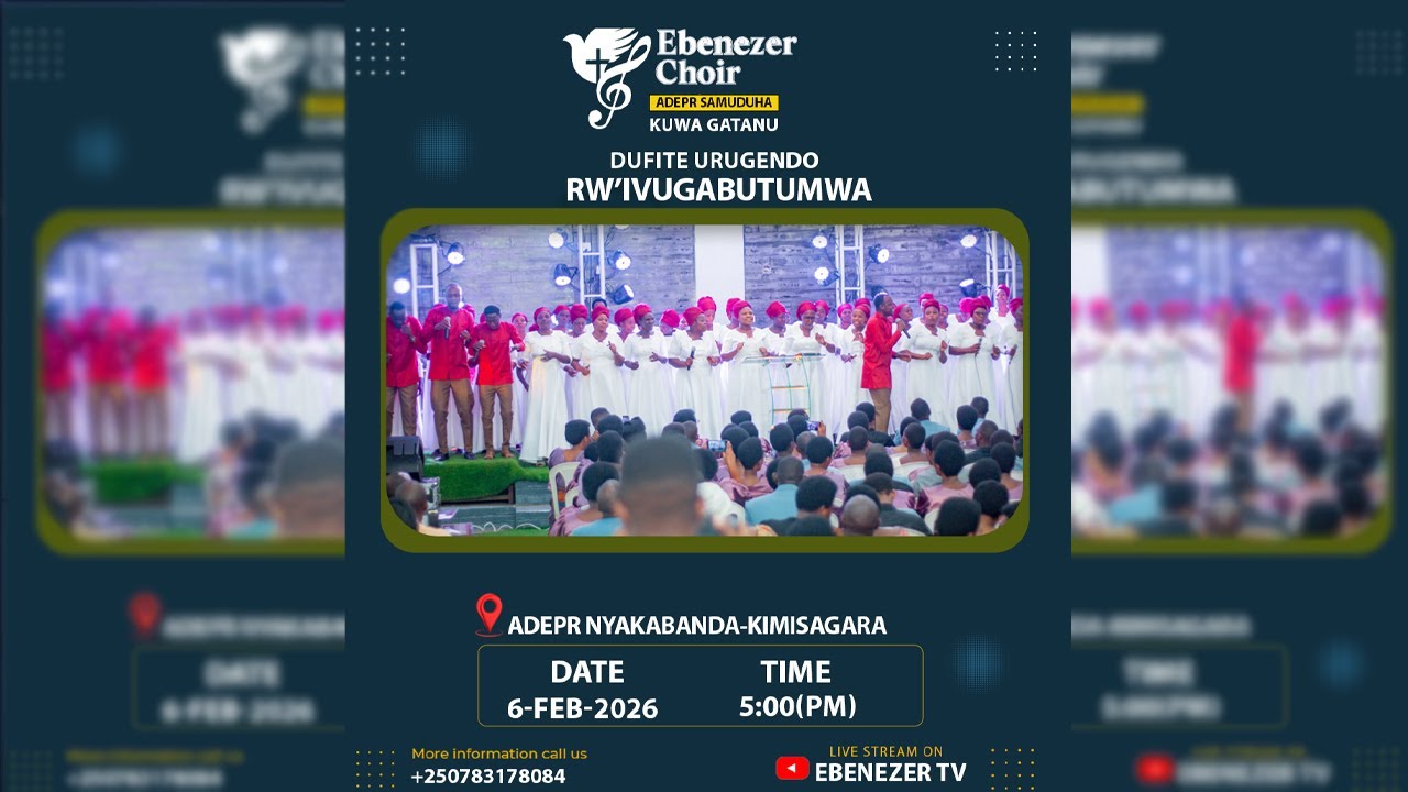 EBENEZER CHOIR MWIVUGABUTUMWA NYARUGENGE-ADEPR NYAKABANDA |6/2/2026 | YESU ATEGEKE