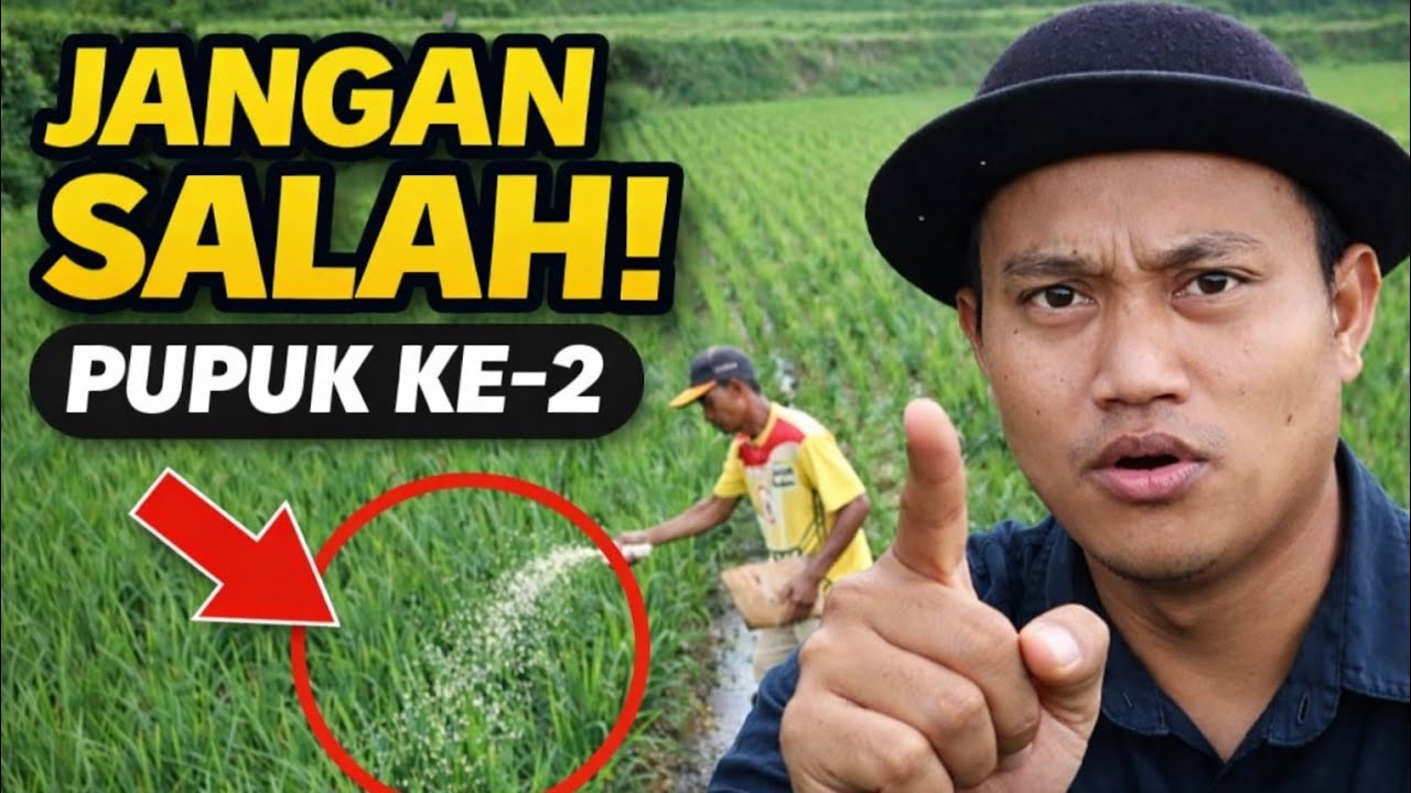 Cara Pemupukan Kedua Padi yang Benar | Jangan Sampai Salah Dosis!