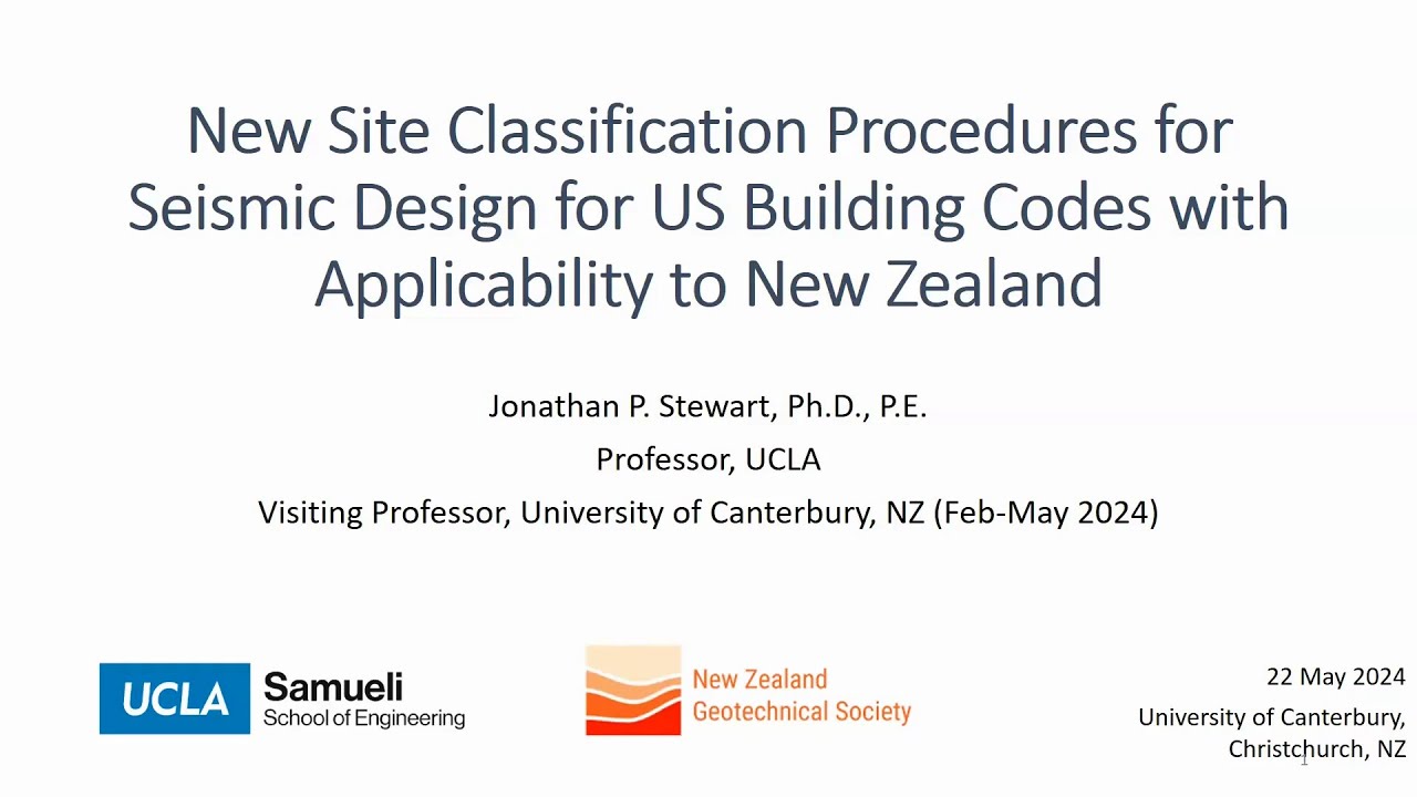 New Site Classification Procedures for Seismic Design for US Building Codes with Applicability to NZ