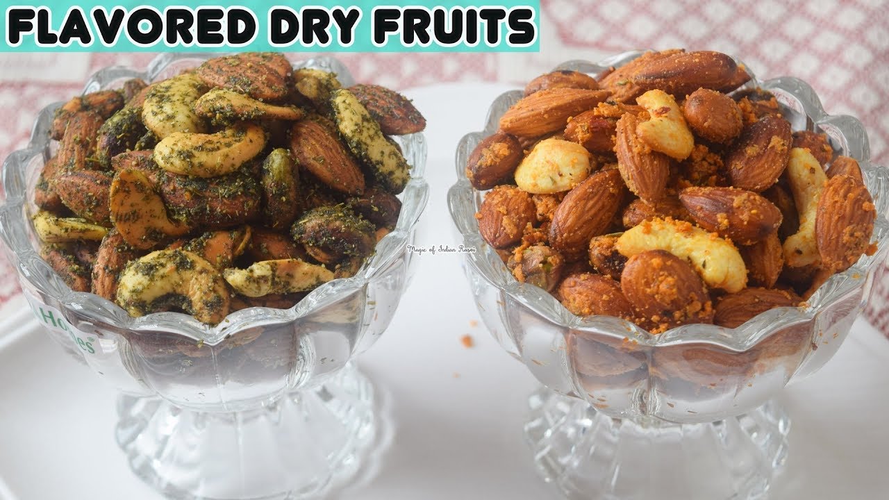 Masala Mint & Italian Herbs & Cheese Flavor Dry Fruits Recipe | मसाला ड्राई फ्रूट्स २ तरीके से बनाये