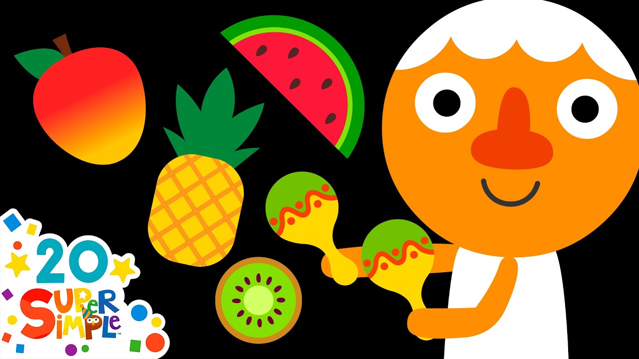 Fruit Is Yummy | High Contrast Kids Video 🥝🥭🍍 | Super Simple Songs