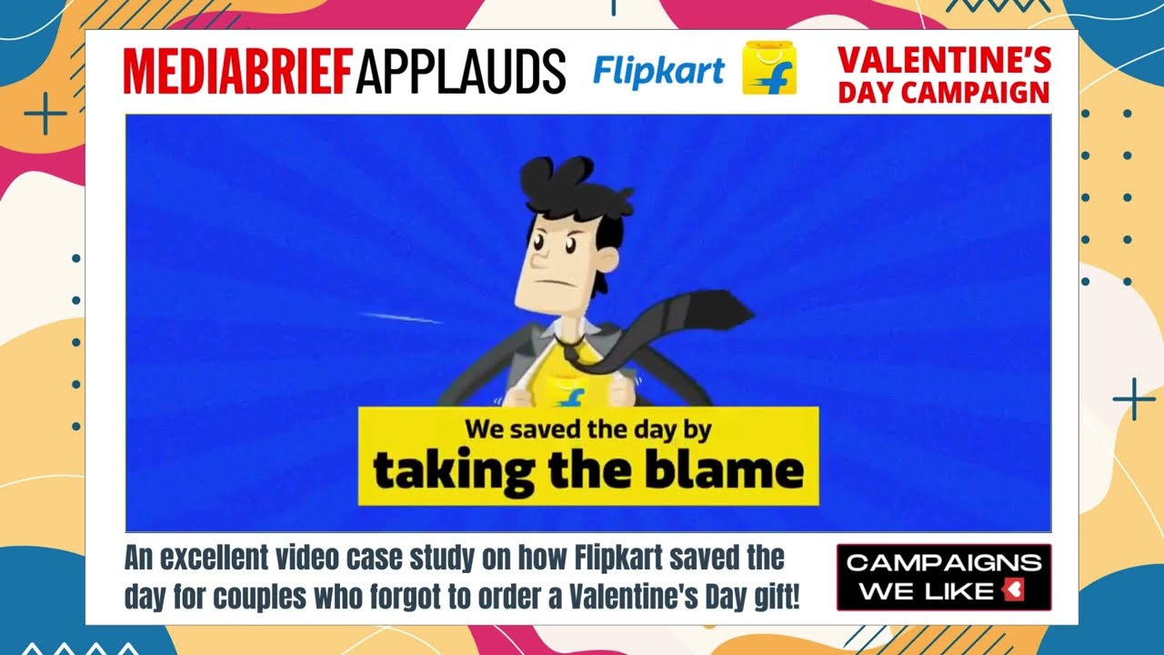 MediaBrief applauds video case study: Flipkart saves Valentine's Day