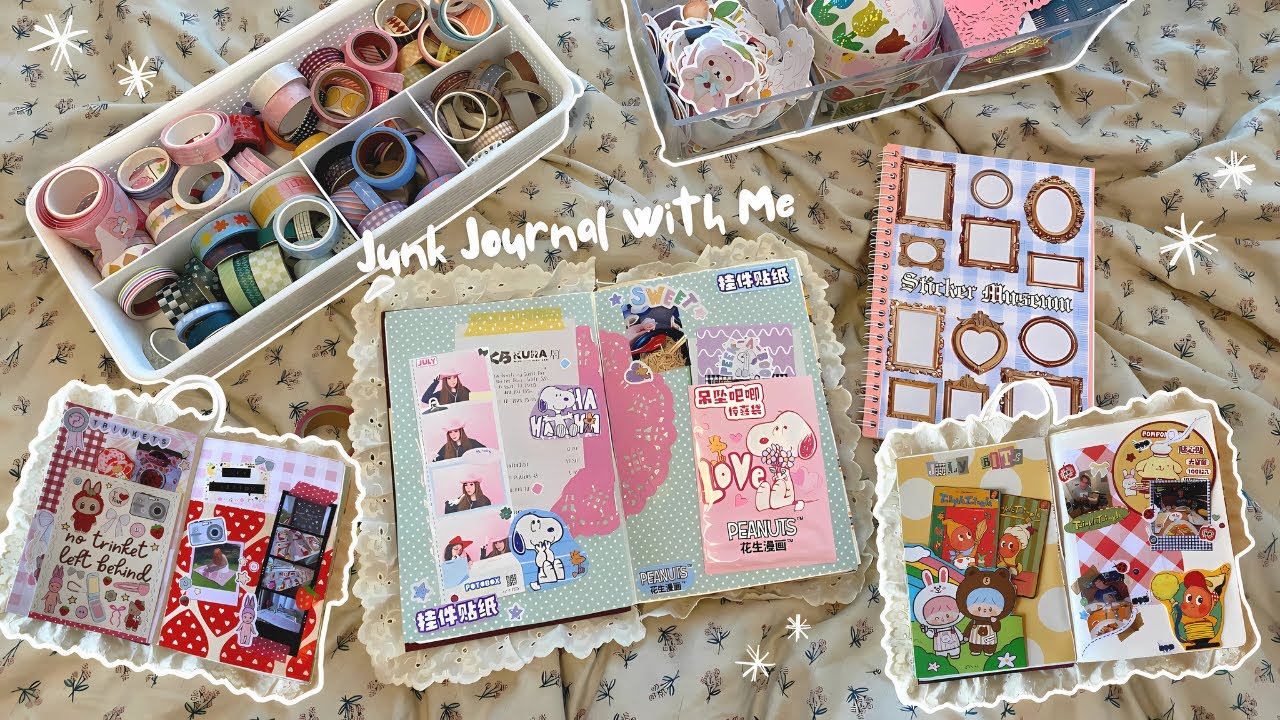 cozy junk journal & yap💌 new journal setup, thrifting, how I started my small business