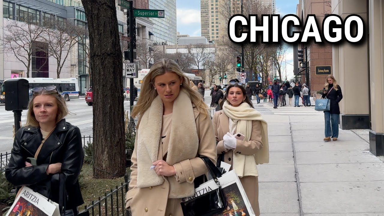 Chicago Saturday Afternoon Walking Tour | January 25, 2025 | 4K Virtual Walk