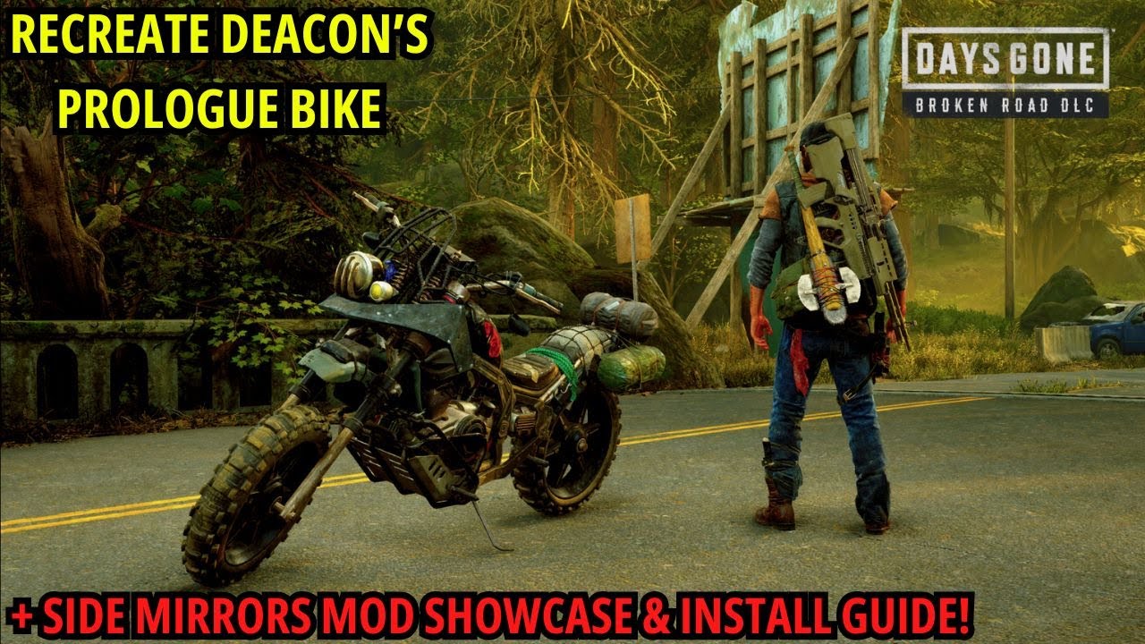How to Recreate Deacon's Prologue Bike in Days Gone (+ side mirrors mod)
