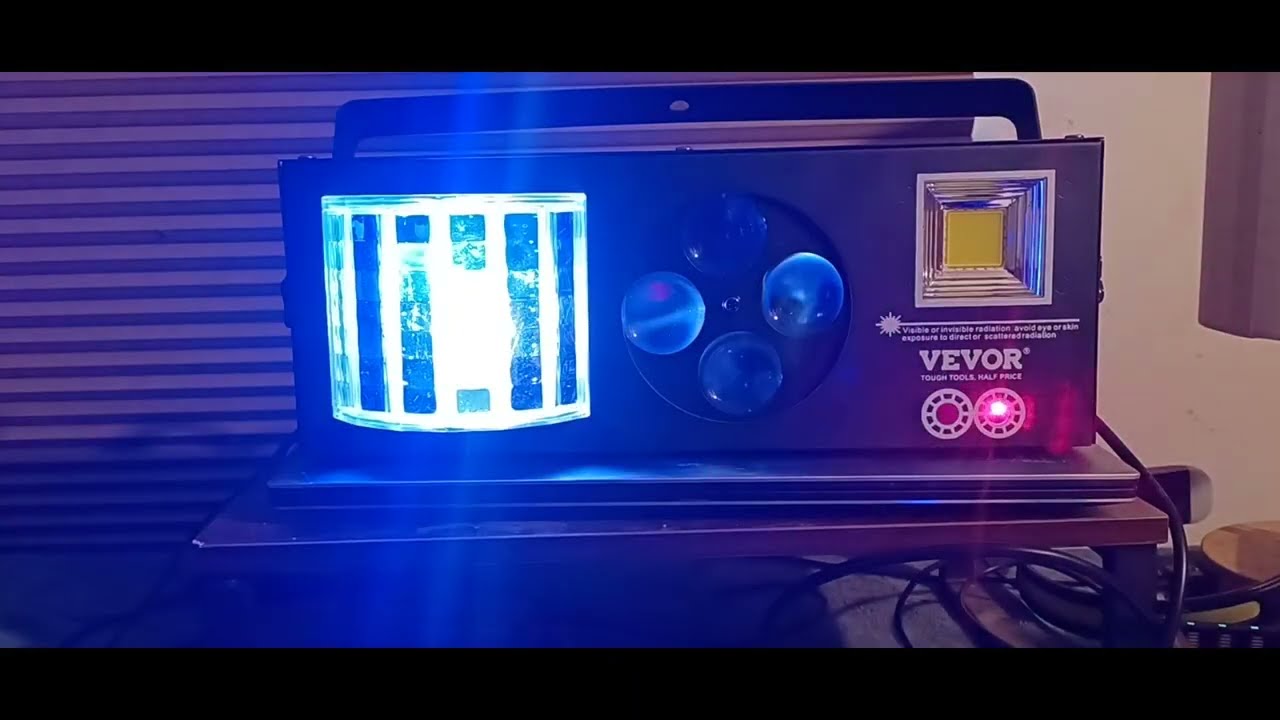 Review of this awesome VEVOR Stage Lights, 4 in 1 RGB Party Lights