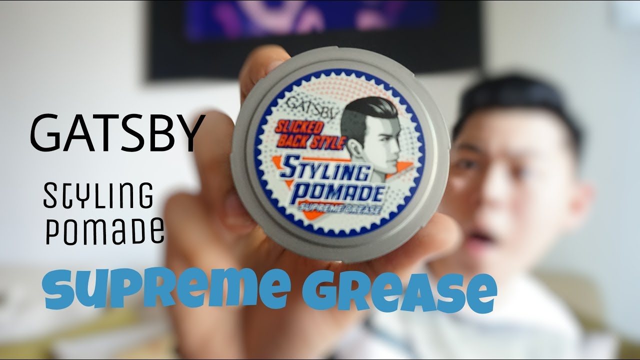 GATSBY STYLING POMADE SUPREME GREASE - SLICKED BACK STYLE (INDONESIA)