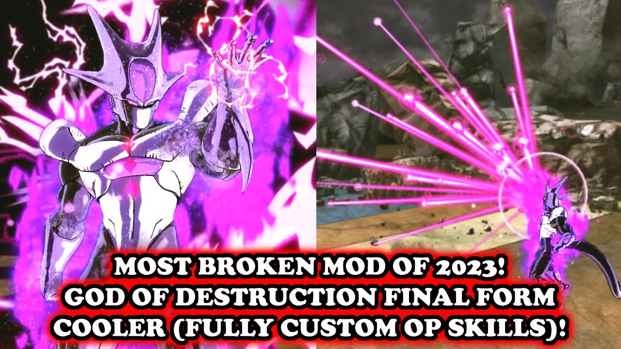 MOST BROKEN MOD OF 2023: God Of Destruction Black Cooler Final Form  (CUSTOM SKILLS)! DB Xenoverse 2